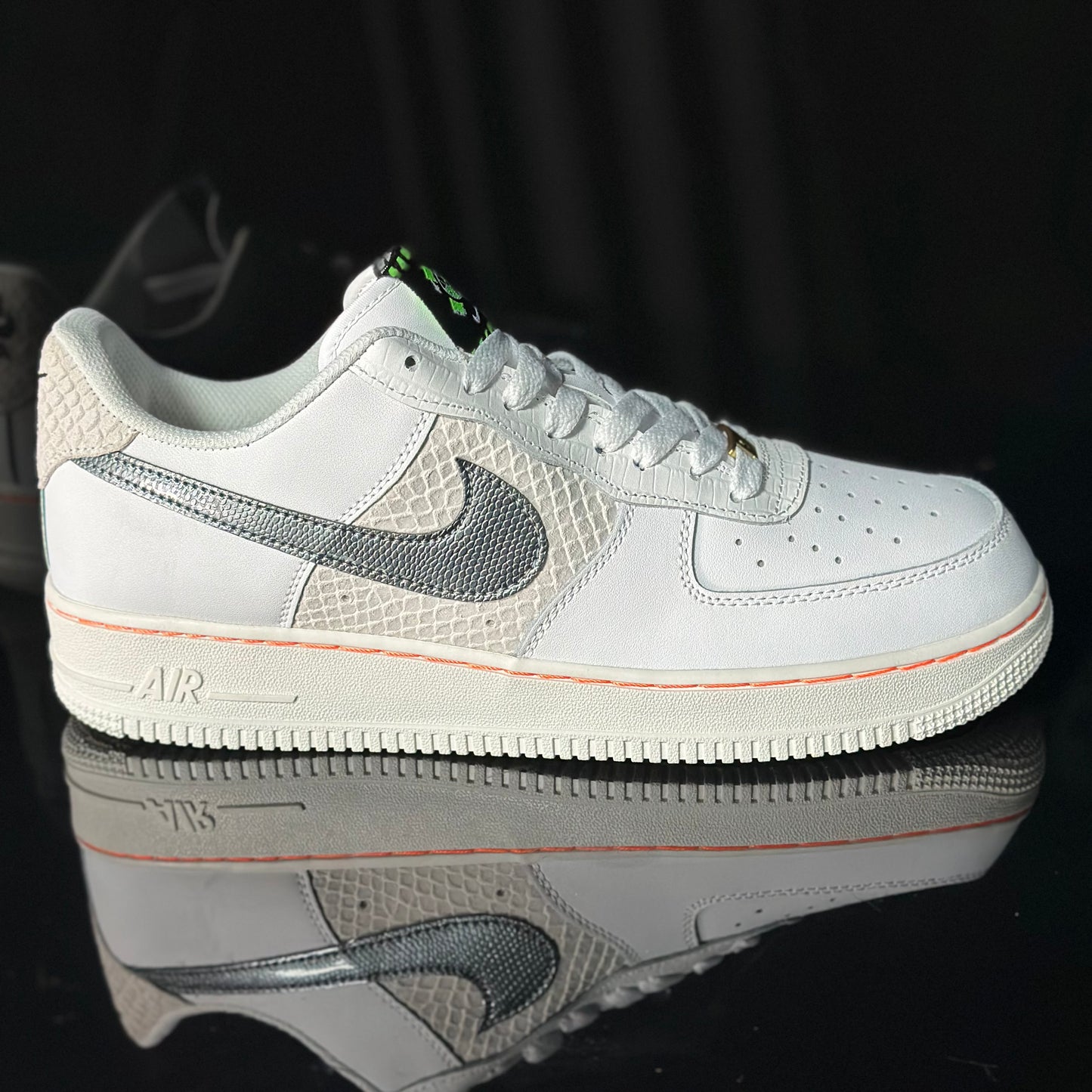Nike Air force 1 costura orange