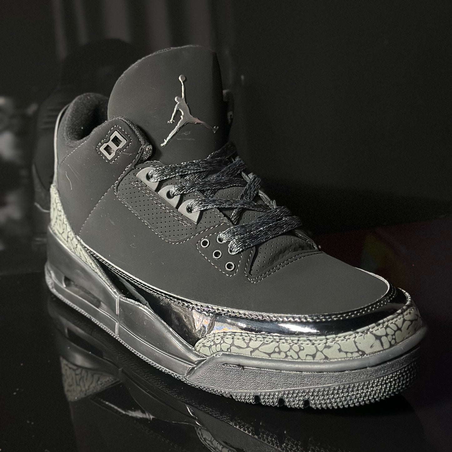 Jordan 3 Cat Black