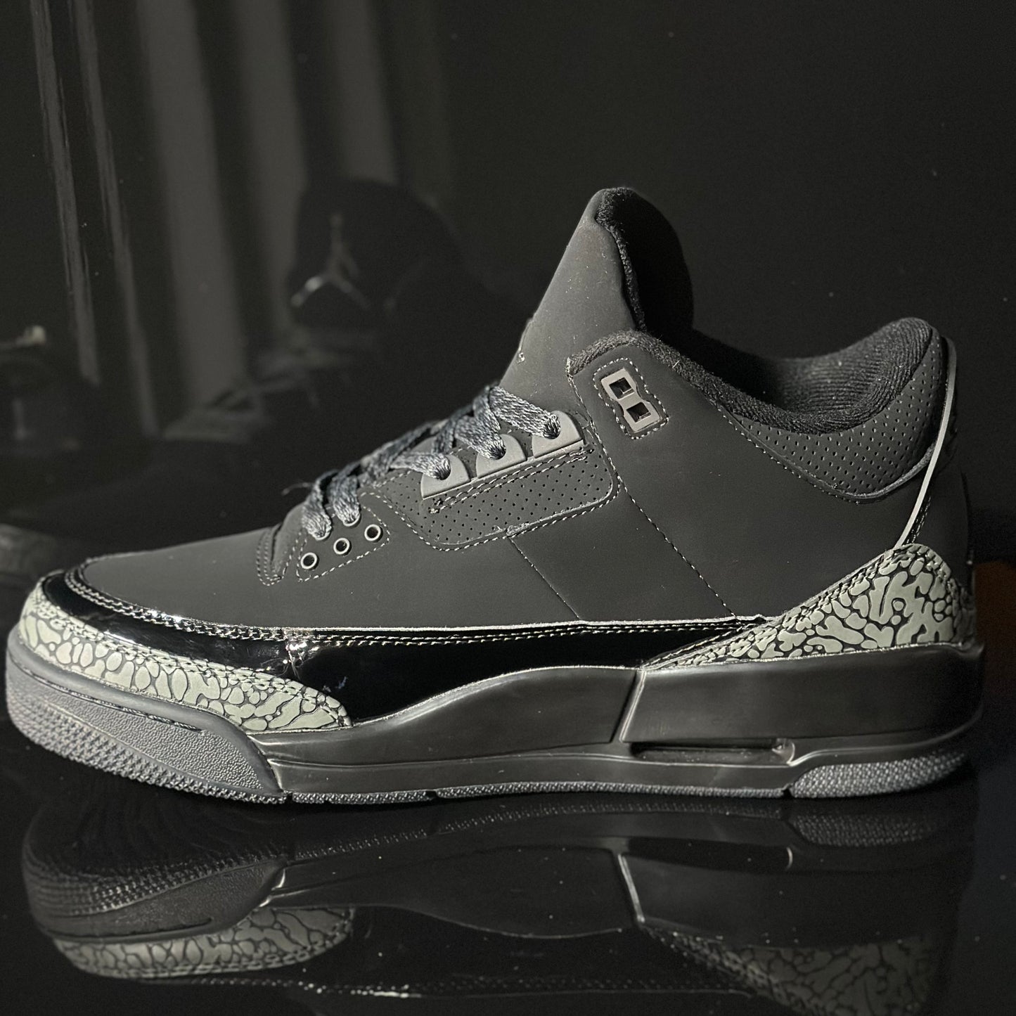 Jordan 3 Cat Black
