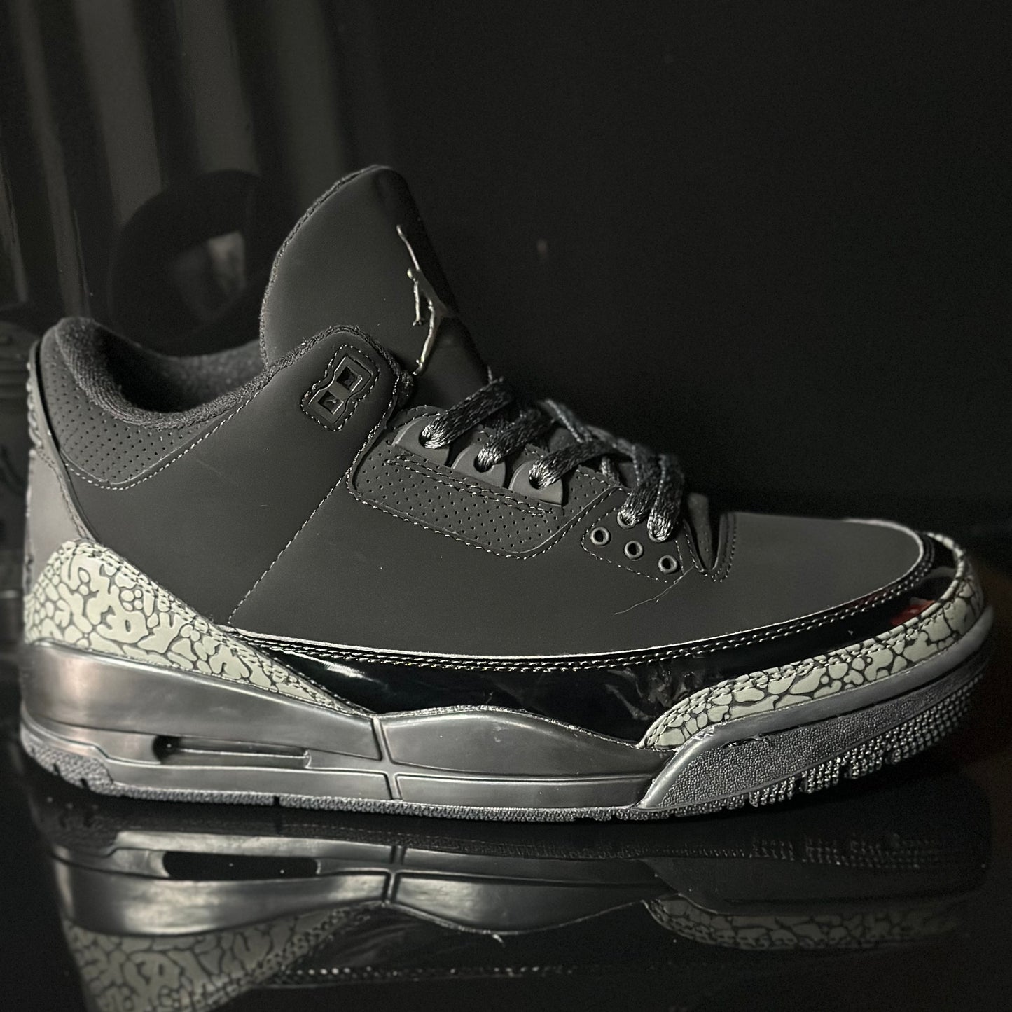 Jordan 3 Cat Black