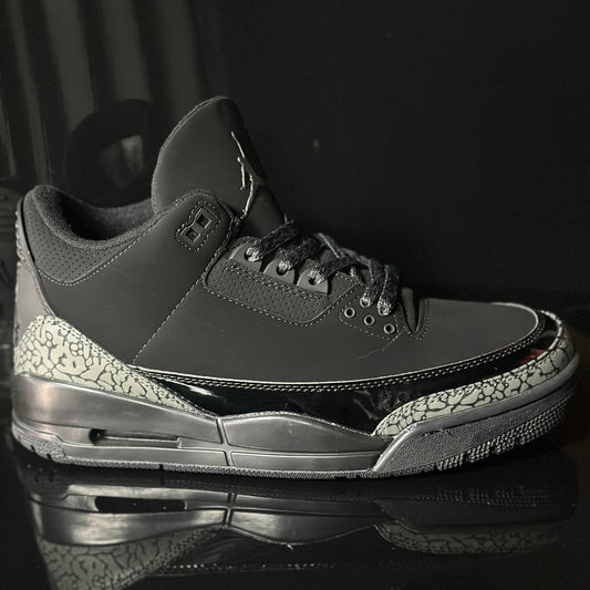 Jordan 3 Cat Black