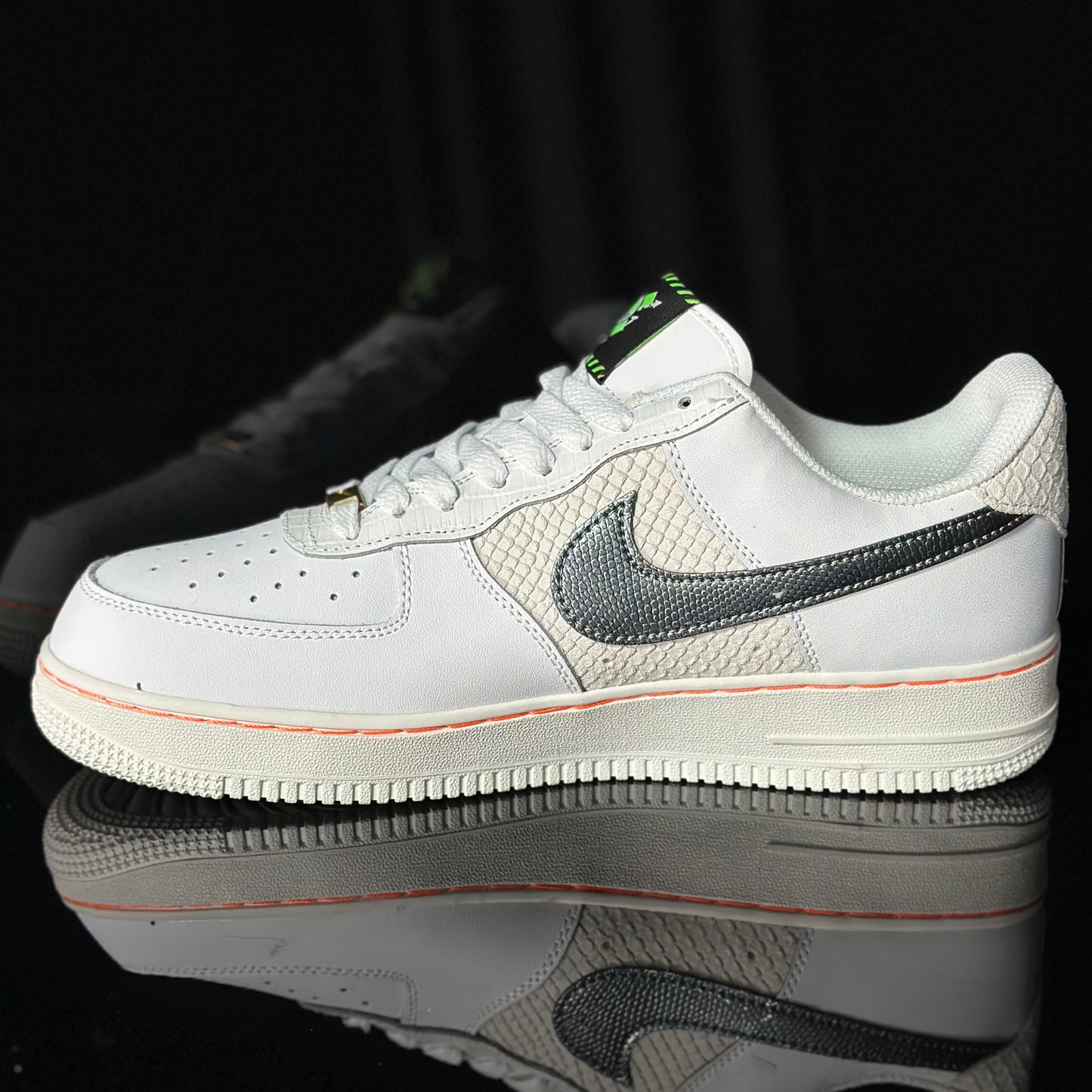 Nike Air force 1 costura orange