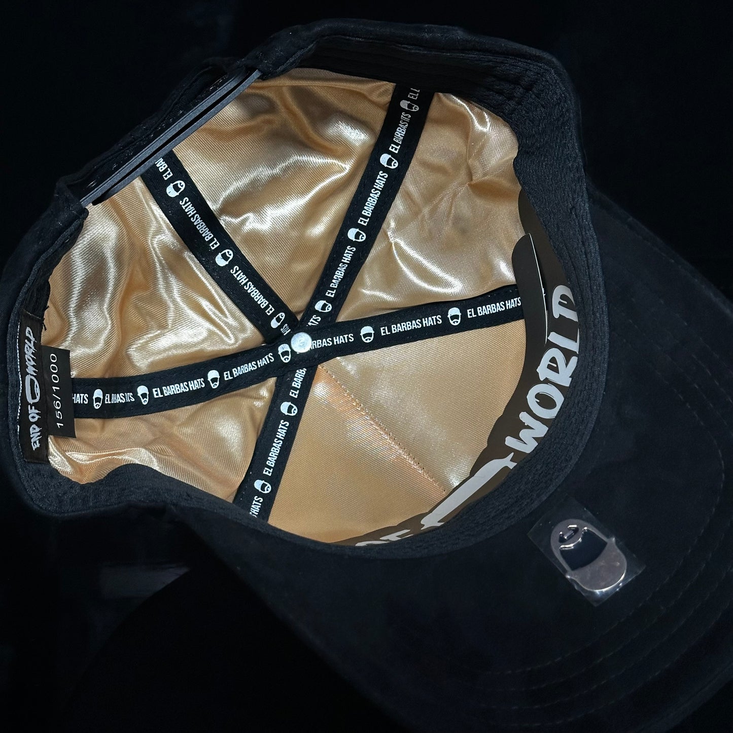Barbas Hats Rose Gold Skulls G5
