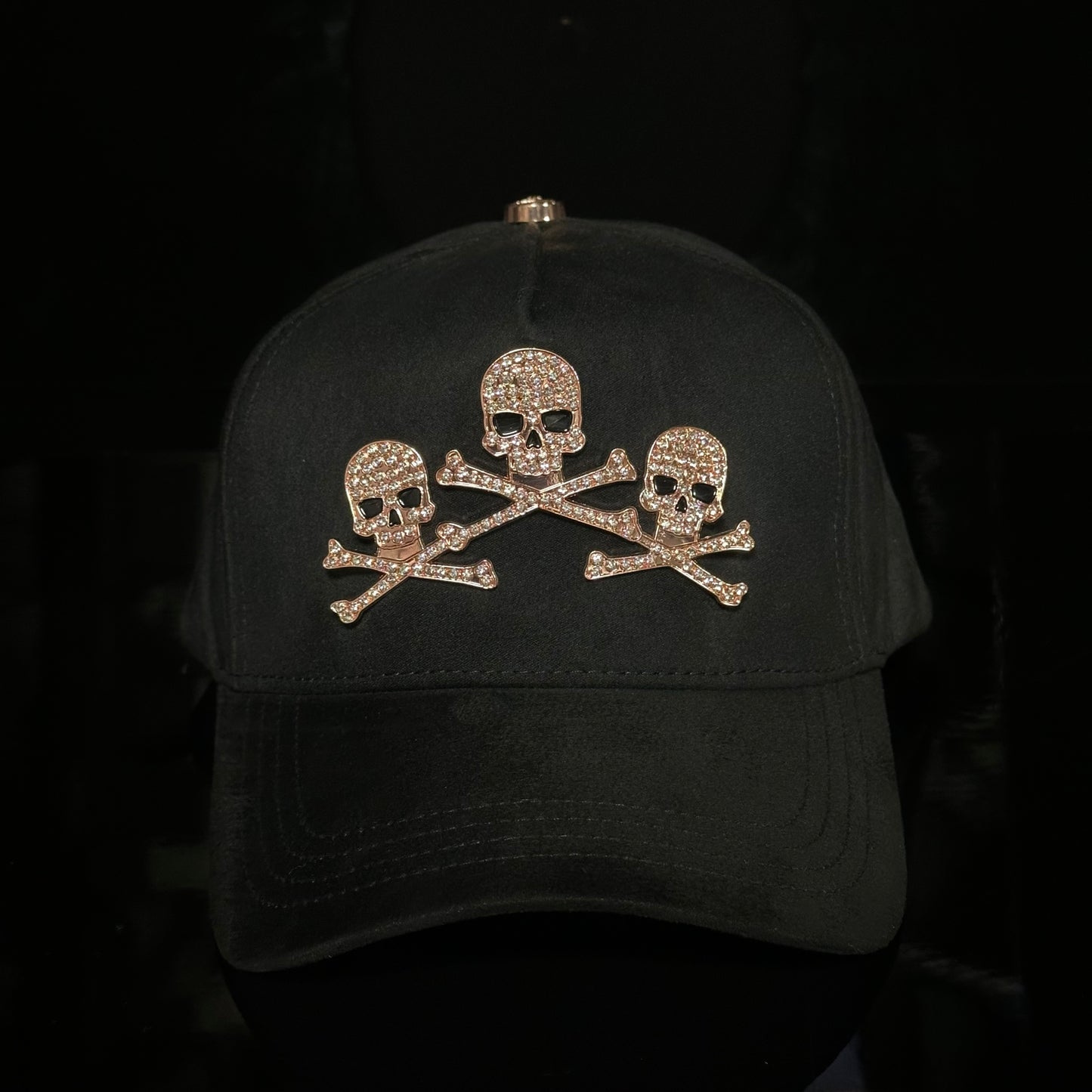 Barbas Hats Rose Gold Skulls G5