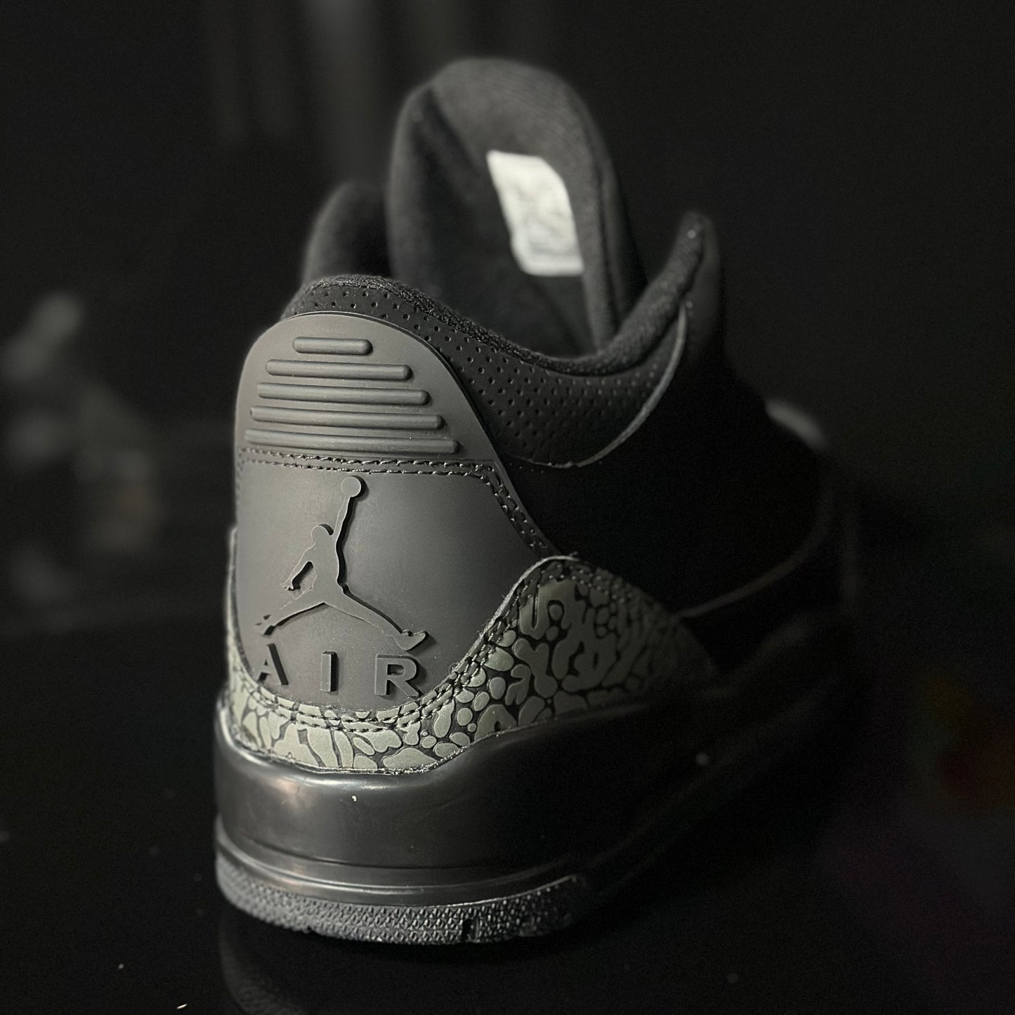 Jordan 3 Cat Black